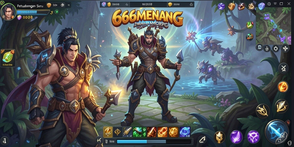 Gameplay 666MENANG dengan grafis fantastis dan aksi seru.