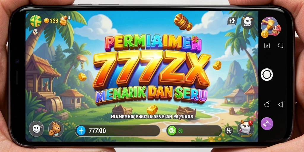 Screenshot gameplay <strong>777ZX</strong> dengan fokus pada tantangan puzzle yang menarik.