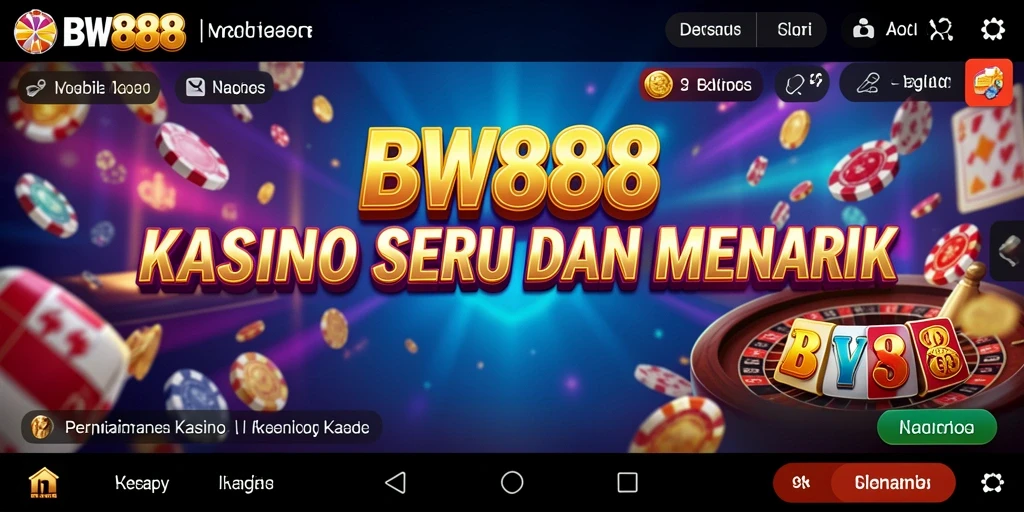 Tampilan gameplay BW888 yang menarik dengan berbagai pilihan permainan kasino.
