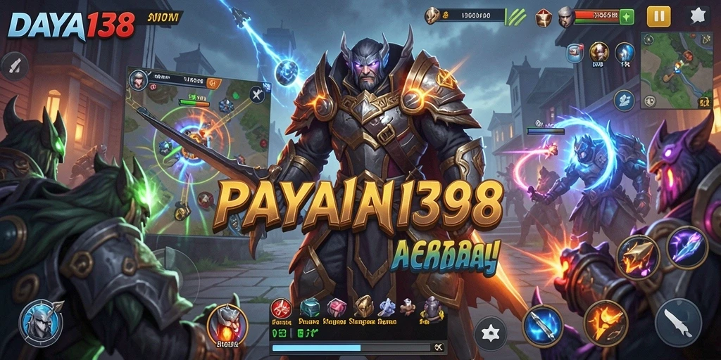 Tampilan gameplay DAYA138 yang menampilkan strategi dan pertempuran yang intens.