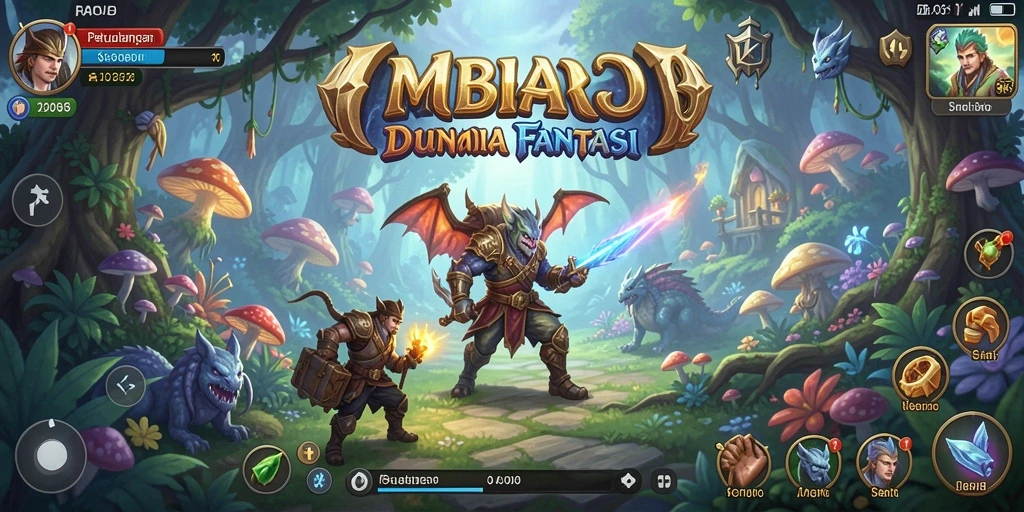 Tampilan gameplay IMBAJP dengan petualangan yang seru dan menantang.