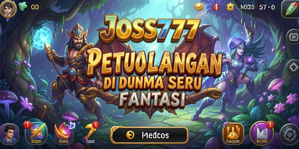 Gameplay seru di dunia petualangan JOSS777 yang menakjubkan.