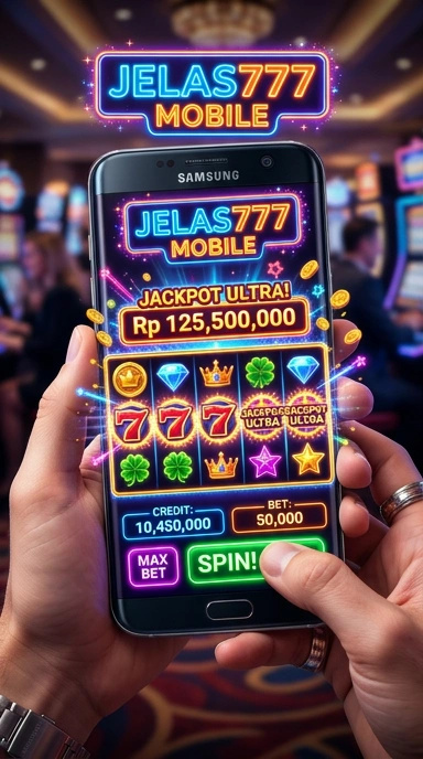 Antarmuka pengguna aplikasi jelas777 yang ramah dan mudah digunakan.